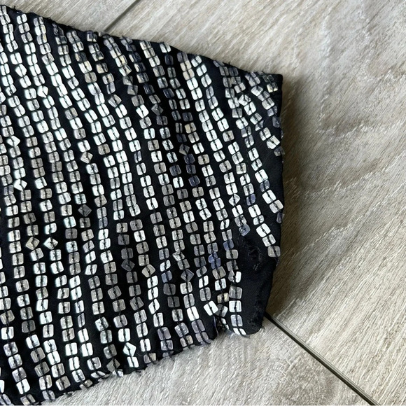 Marciano Sequins V Neck Dolman Sleeve  Oversized Tunics Mini Dress - Picture 14 of 15